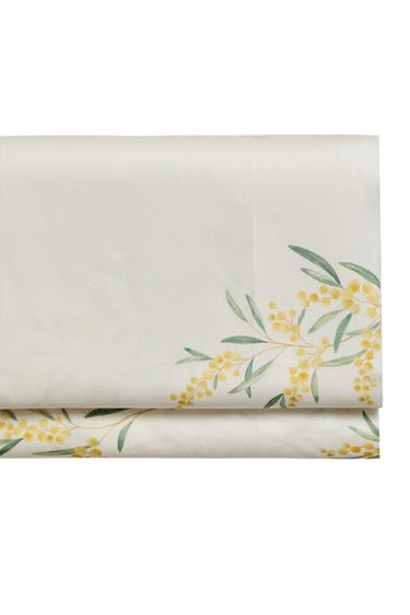 LENZUOLO DI SOPRA IN SATIN MIMOSA - Bianco sporco di Zara