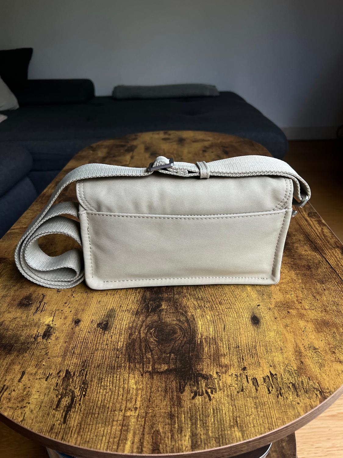 FABRIC CROSSBODY BAG WITH FLAP - Image 3
