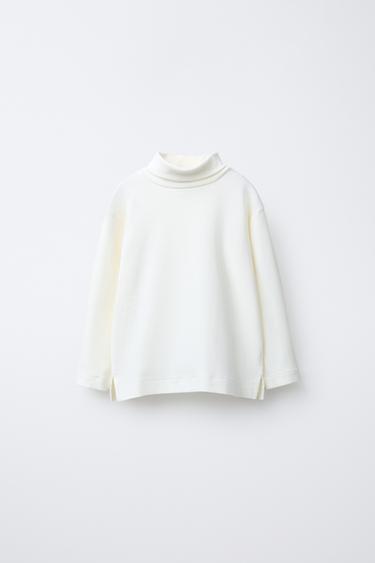 TURTLENECK T-SHIRT - Ecru by Zara