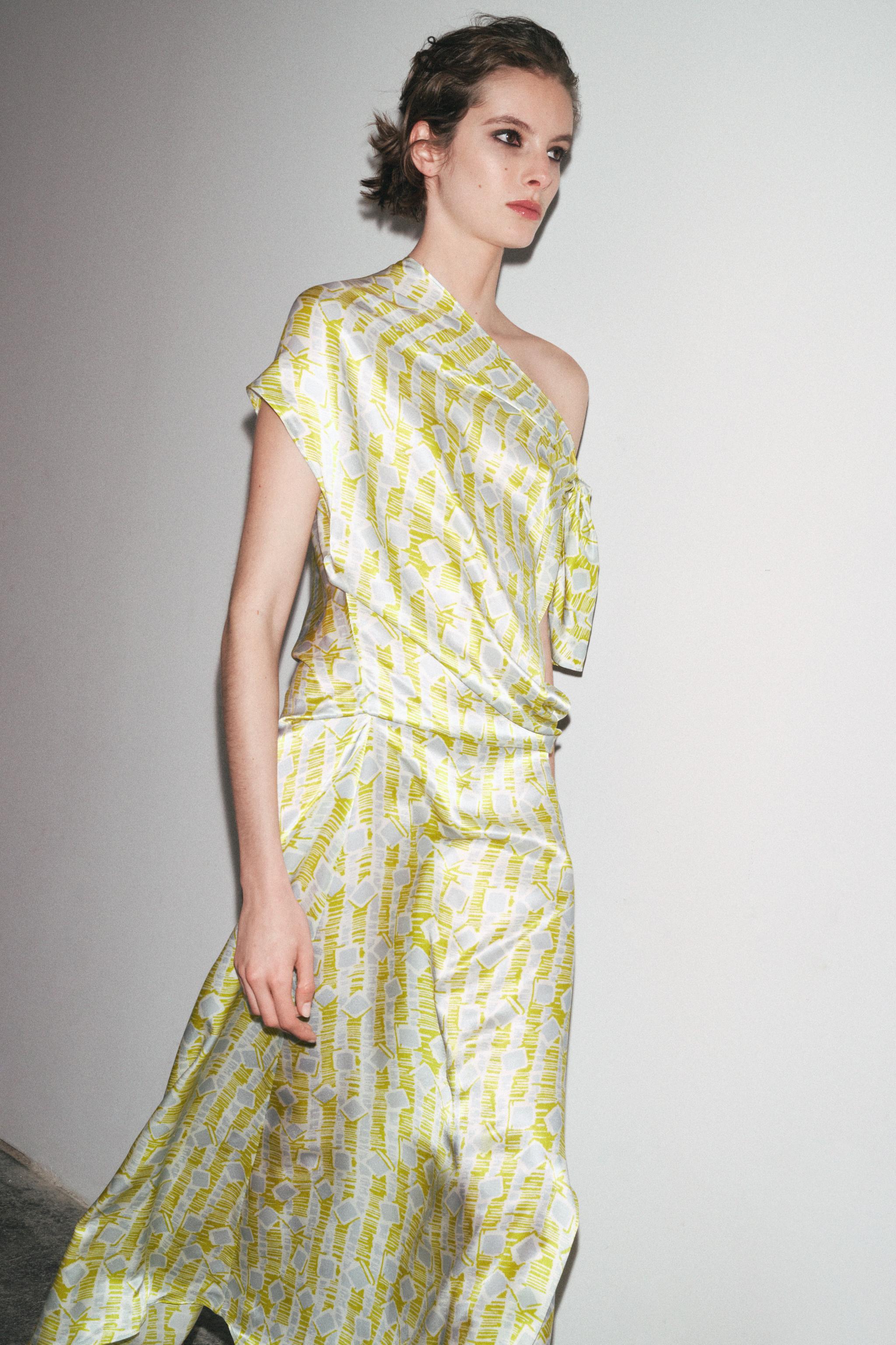 100% SILK PRINTED DRESS LIMITED EDITION - Printed | ZARA Canada