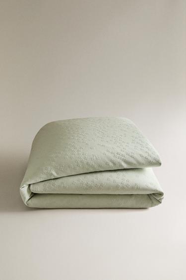 CLOVER BEDSPREAD - Green by Zara