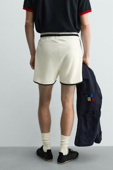 FRANCE 98 FIFA WORLD CUP™ FIFA CLASSICS CONTRAST SHORTS - White by Zara - Image 2