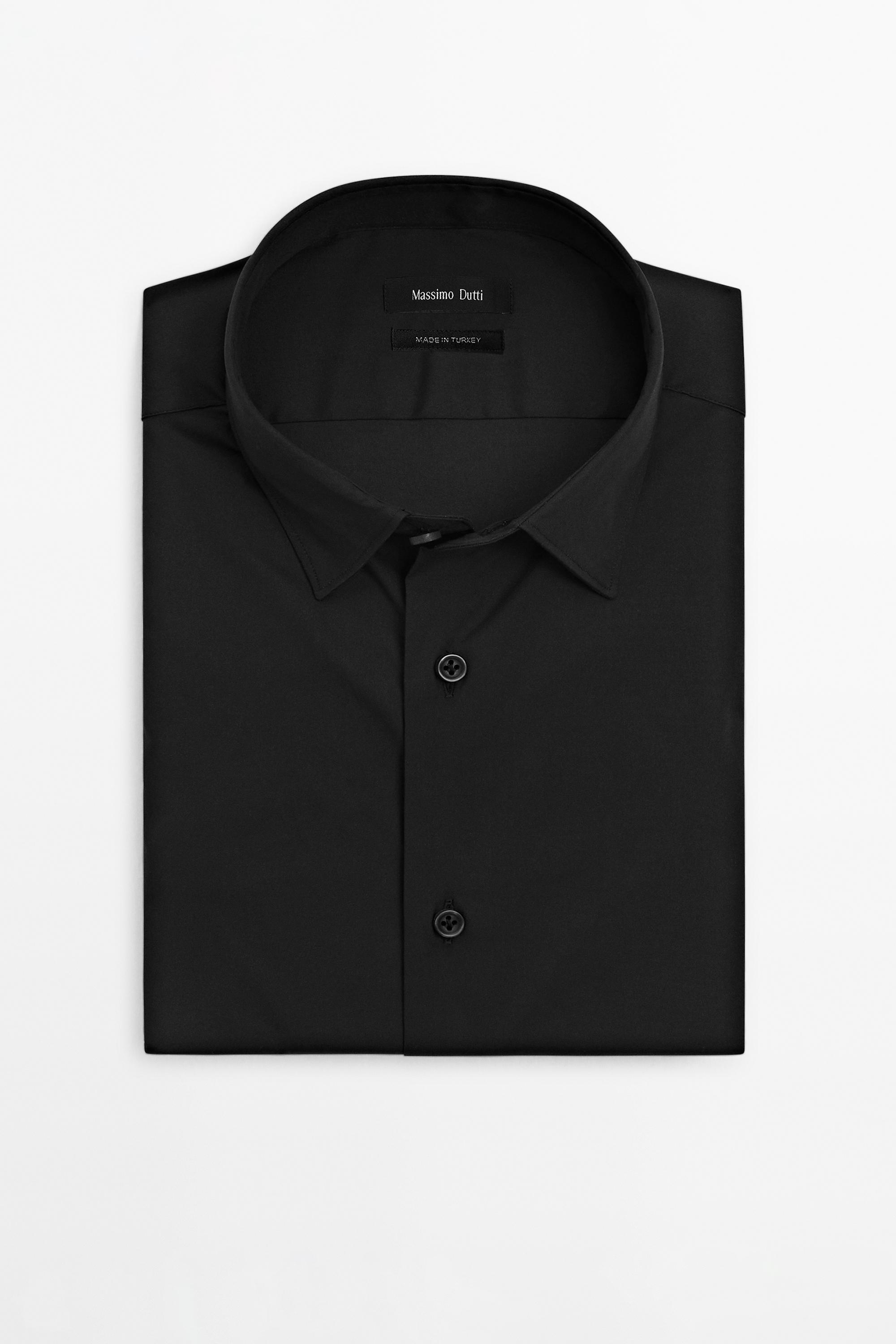 Slim fit stretch shirt