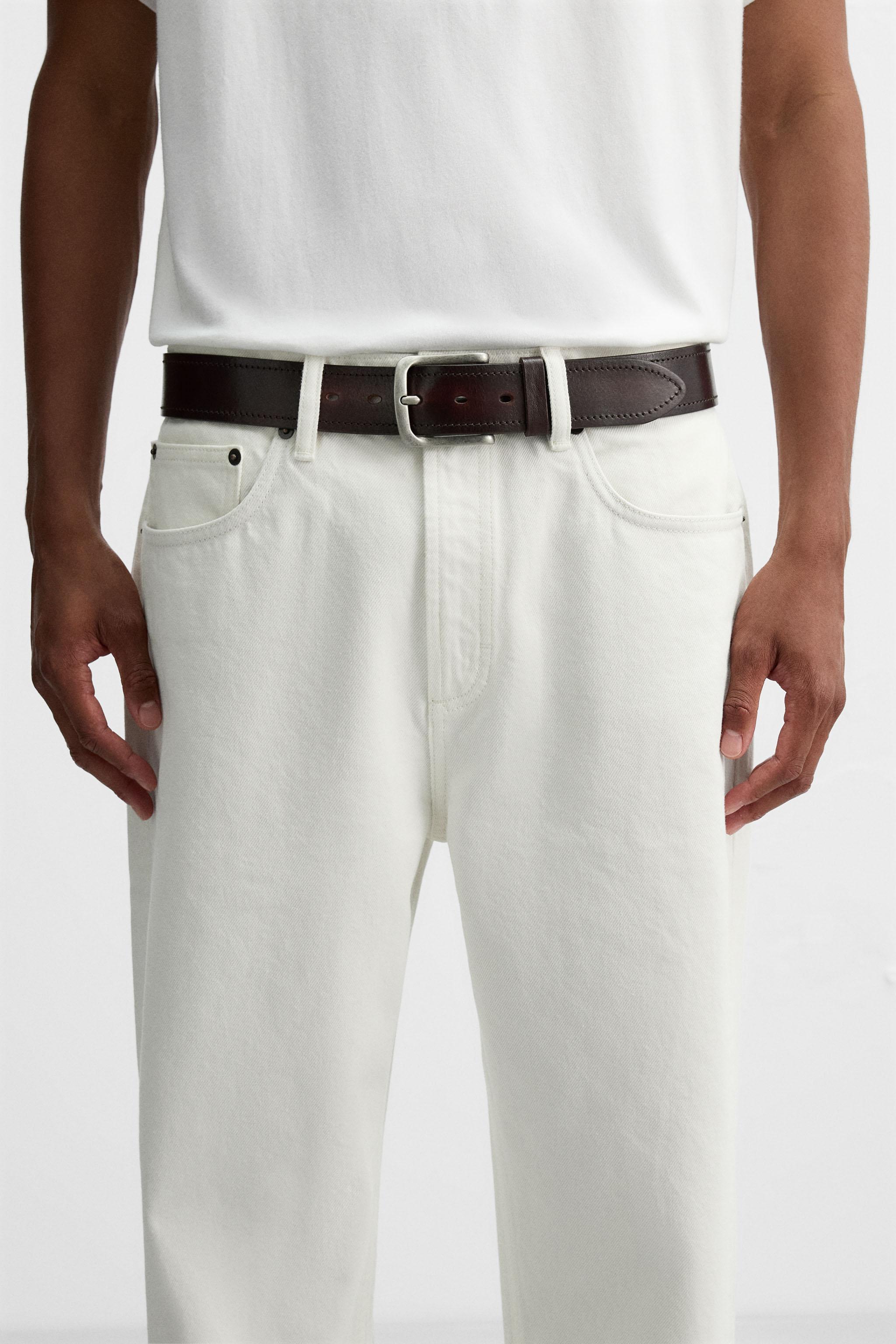 WIDE LEATHER BELT