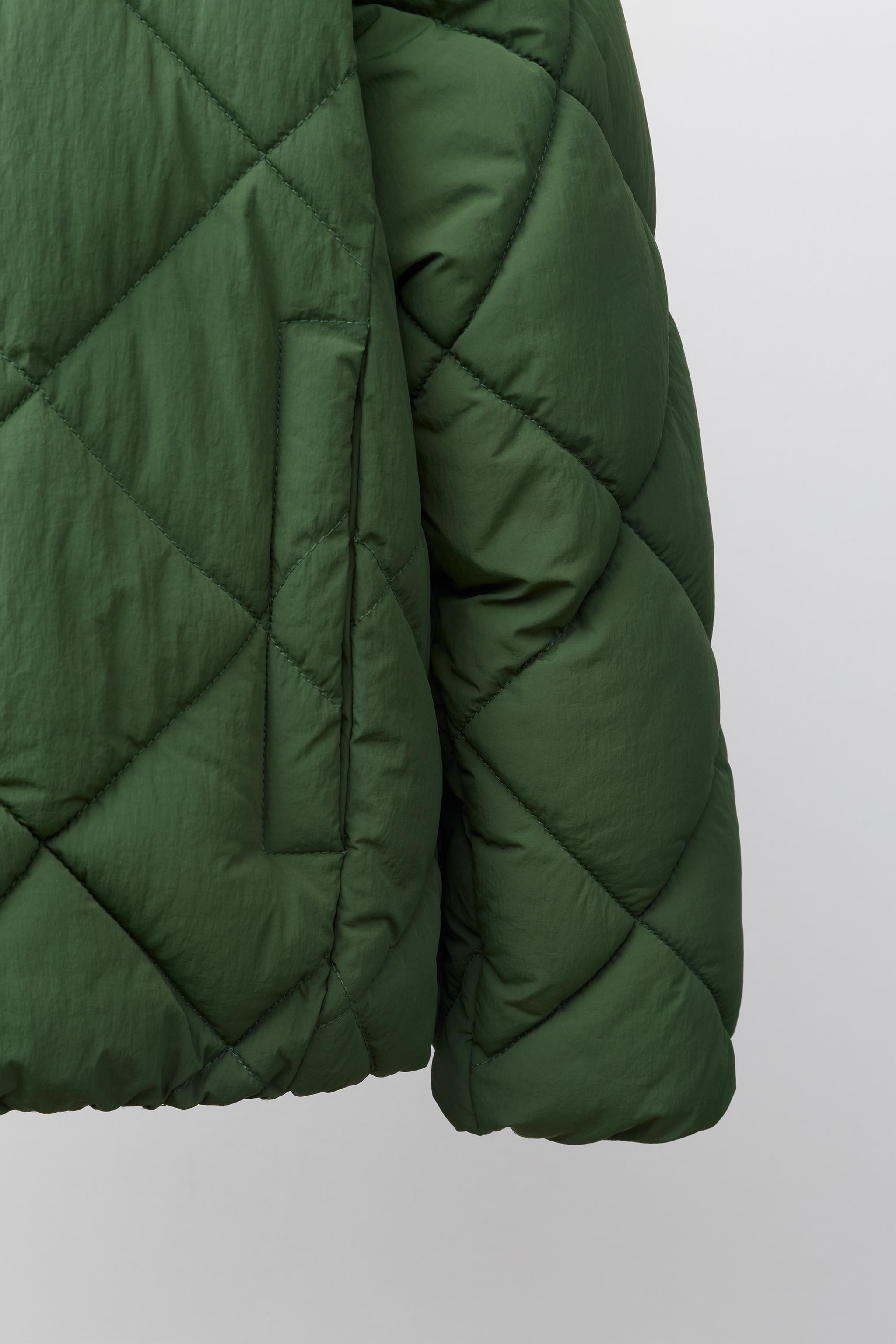 EMBROIDERED PUFFER JACKET WITH DETACHABLE HOODIE