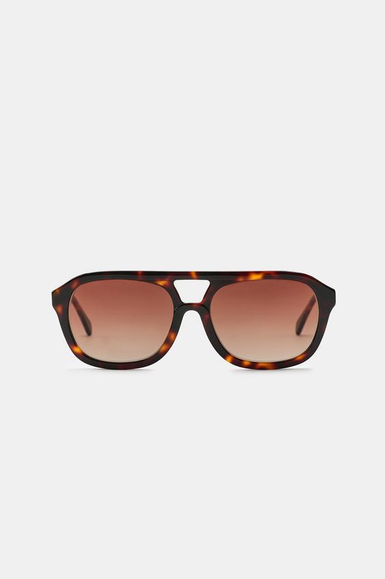 GAFAS DE SOL AVIADOR - Marrón de Zara - Imagen 0