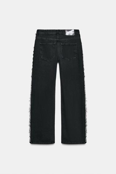Zara Z1975 REGULAR FIT HIGH WAIST JEANS - Black