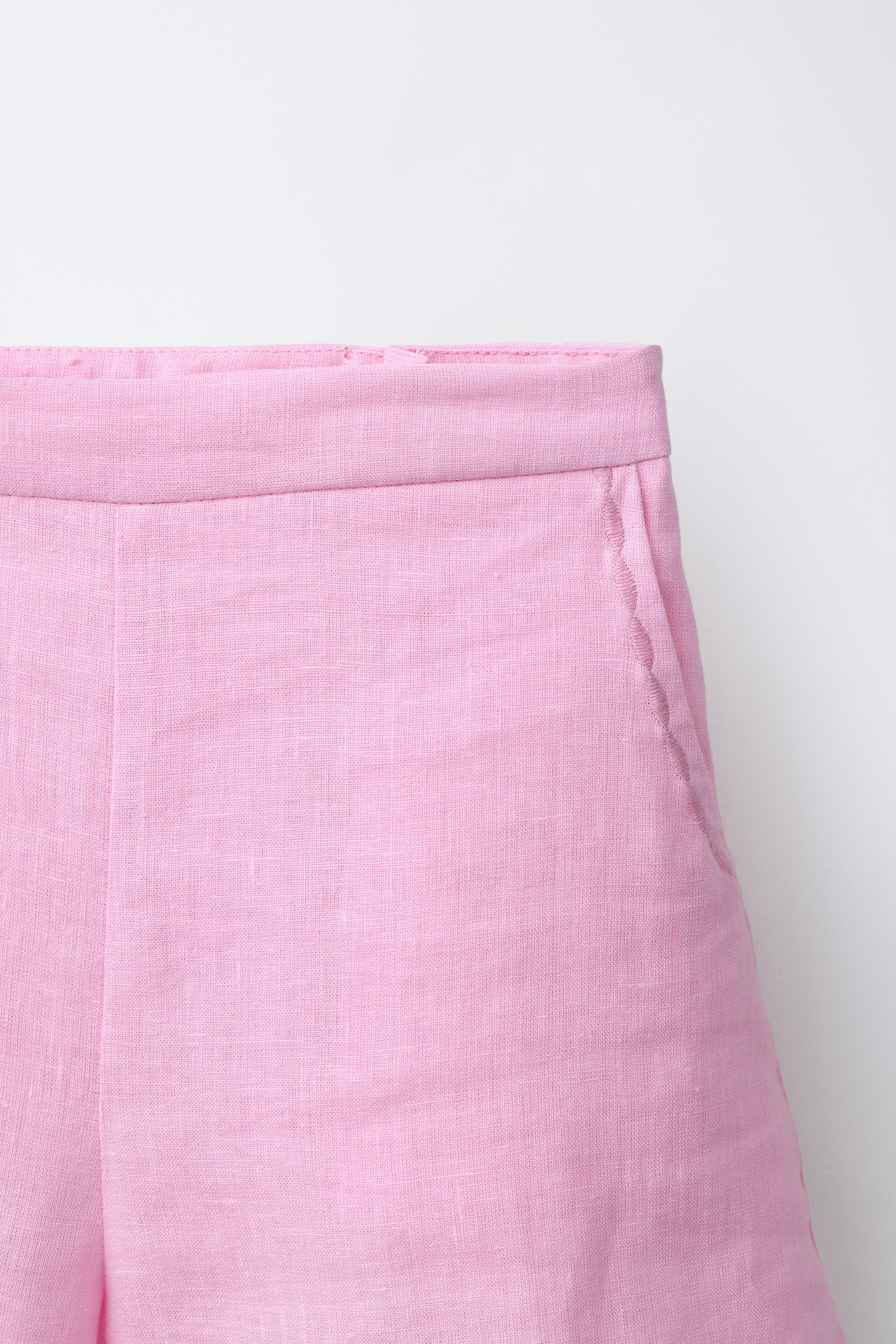 100% LINEN SHORTS