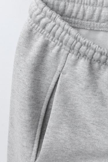 PANTALON MOLLETON BALLON LOGO CHAMPION ® X ZARA - Gris chiné de Zara - Image 2