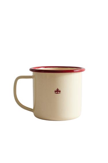 STEEL CAMPING MUG - Red by Zara