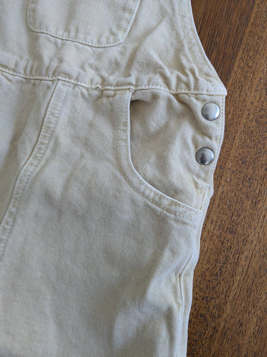 SNAP BUTTON DENIM PINAFORE - Image 6