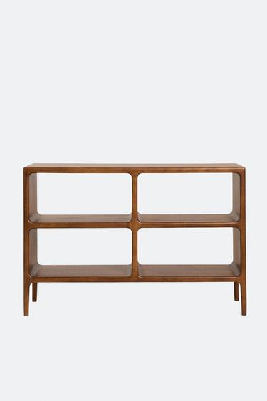 خزانة جانبية متوسطة من الخشب الداكن - بني الخاص بـ Zara