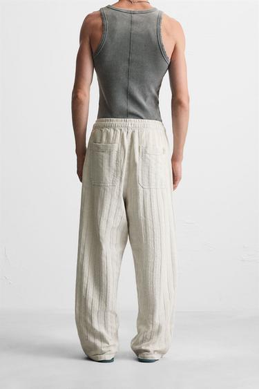 PANTALON COUPE DÉCONTRACTÉE JACQUARD - Iceberg de Zara - Image 2
