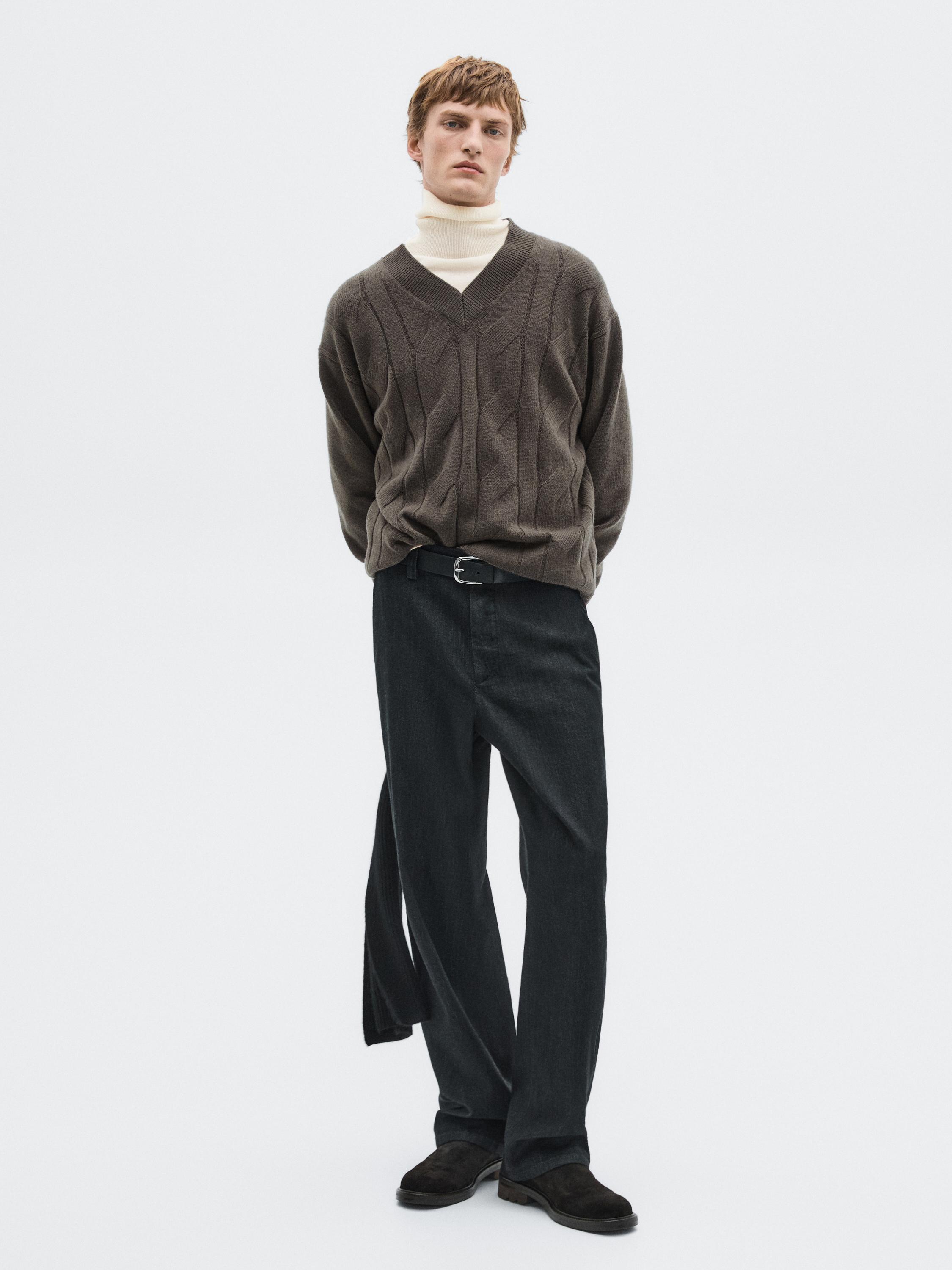 Pull en maille de laine mélangée - LIMITED