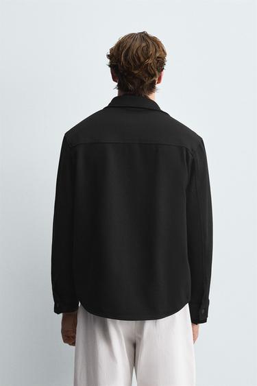 SURCHEMISE STRUCTURÉE CONFORT - Noir de Zara - Image 2