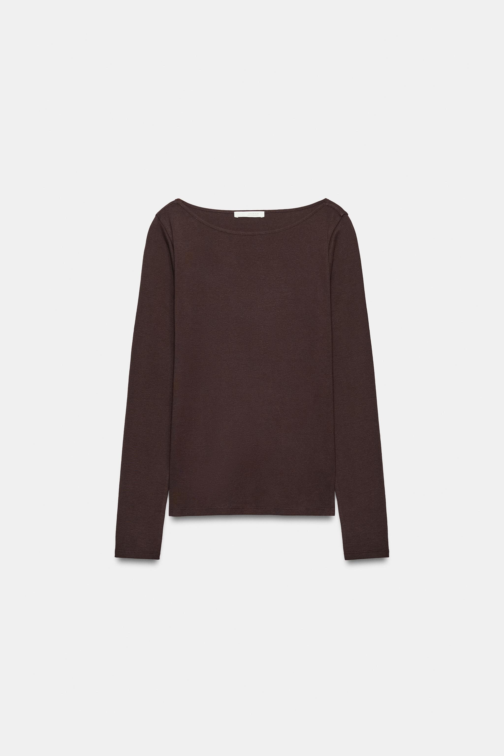 BOAT NECK T-SHIRT - thumbnail 10