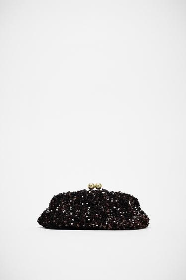 SOBRE LENTEJUELAS - Marrón de Zara