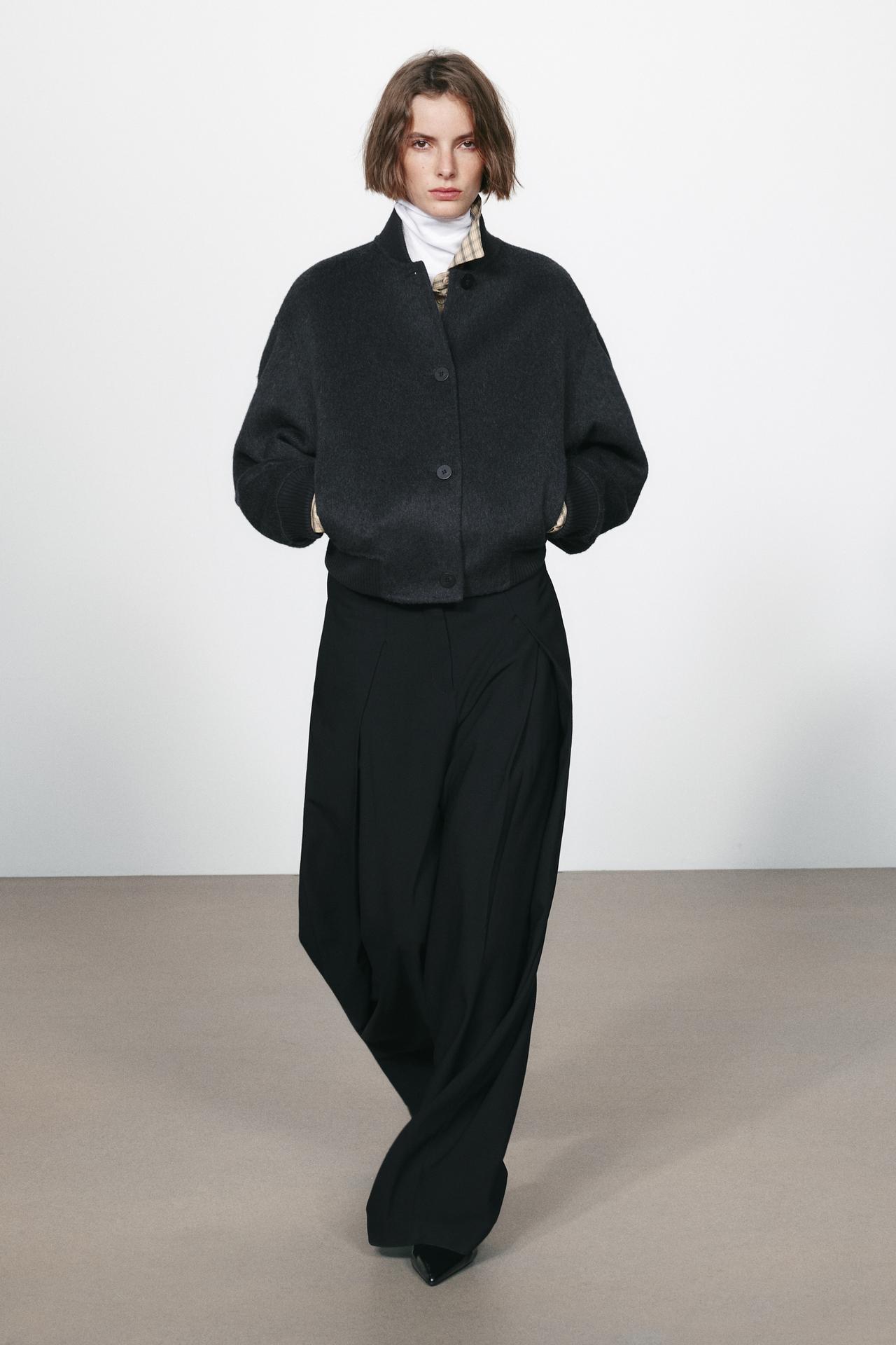 Бомбер ZW COLLECTION из шерстяной смеси
