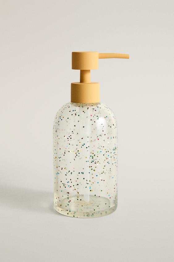 DOSIFICADOR JABÓN INFANTIL RESINA GLITTER - Multicolor de Zara - Imagen 0