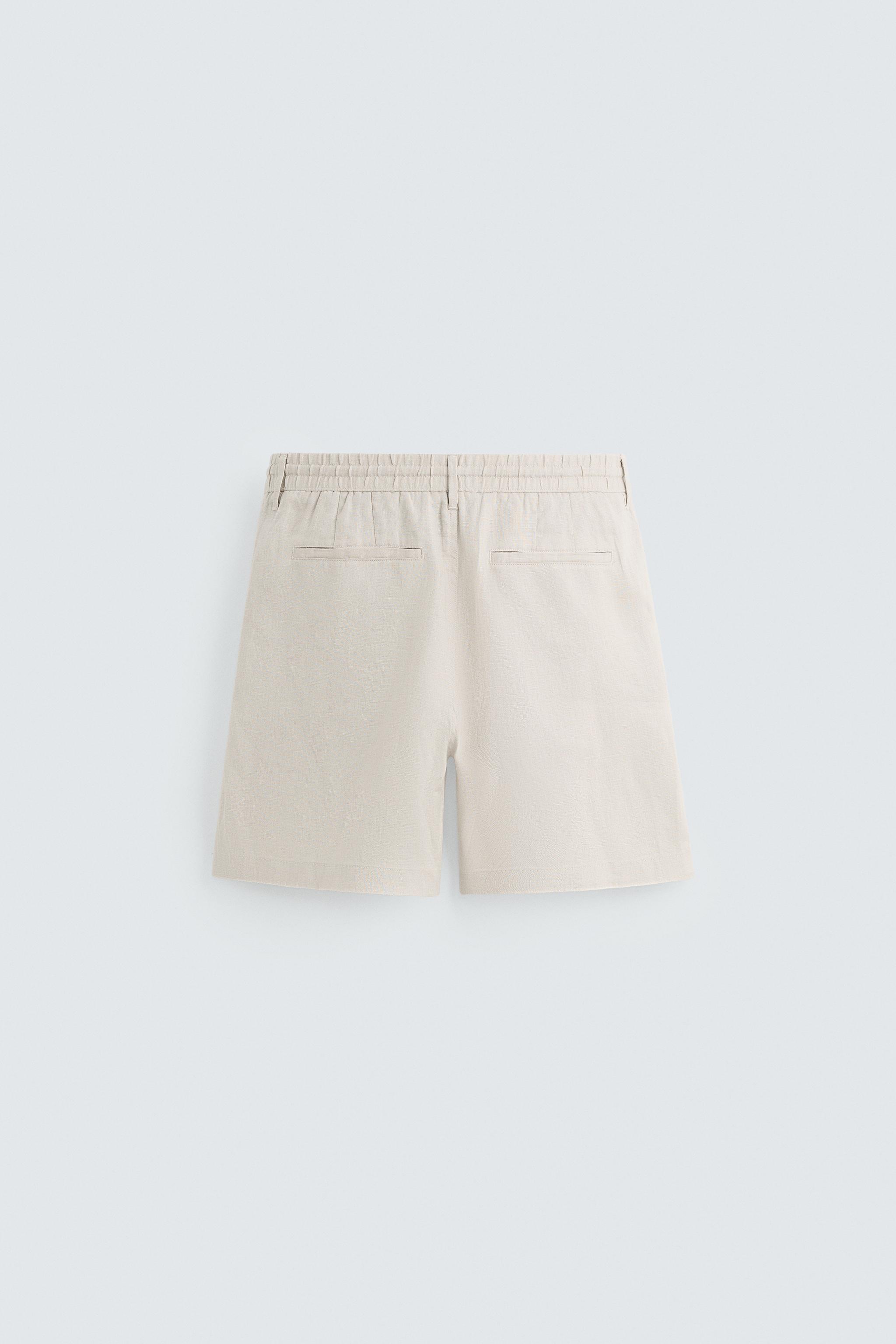 SHORT 100 % LIN
