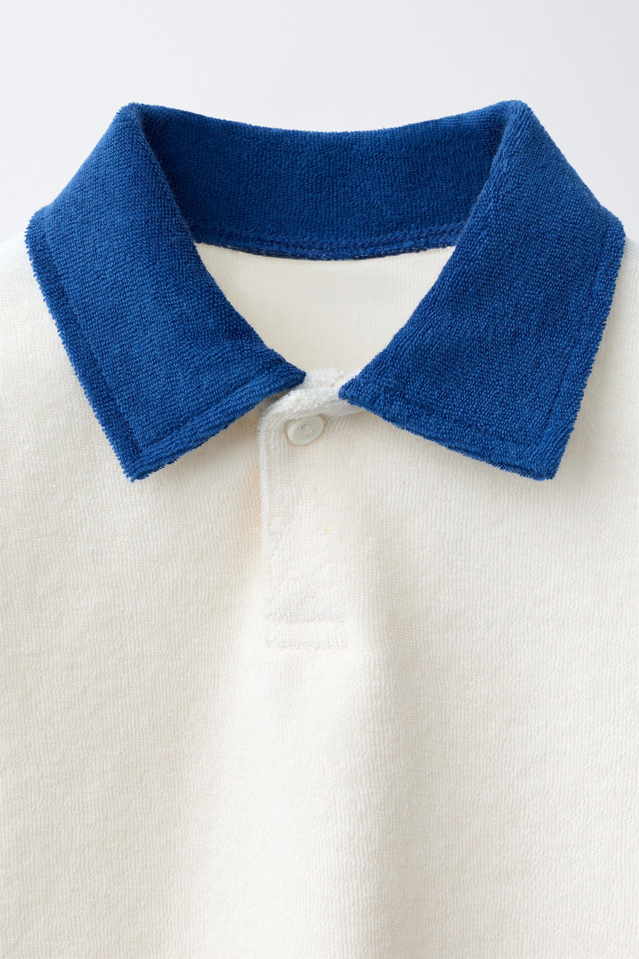 TERRYCLOTH POLO SHIRT