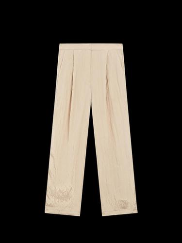 Zara Textured satin trousers - Red Stripe - Image 0
