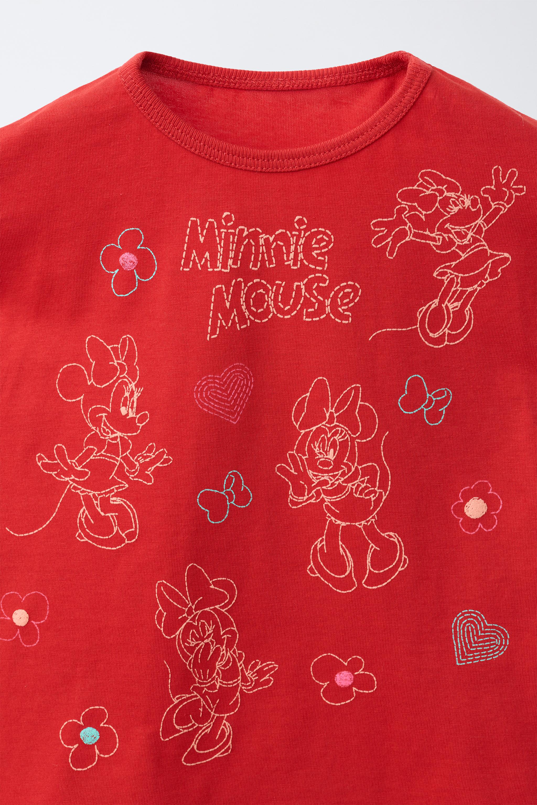 Детские футболки Zara MINNIE MOUSE © DISNEY T-SHIRT — фото 4