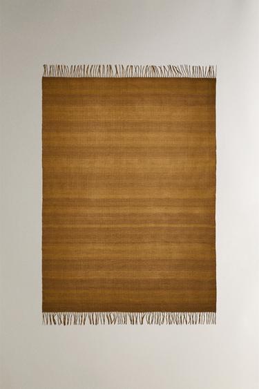 PLAID À CARREAUX - Moutarde de Zara - Image 4