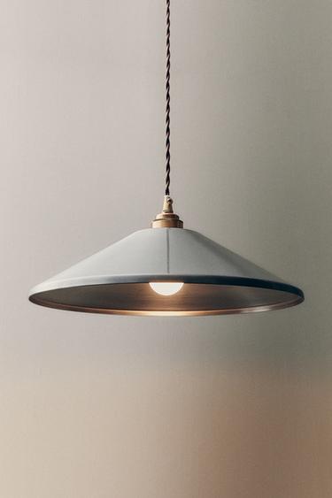 ALUMINIUM CEILING LAMP - Anthracite grey by Zara