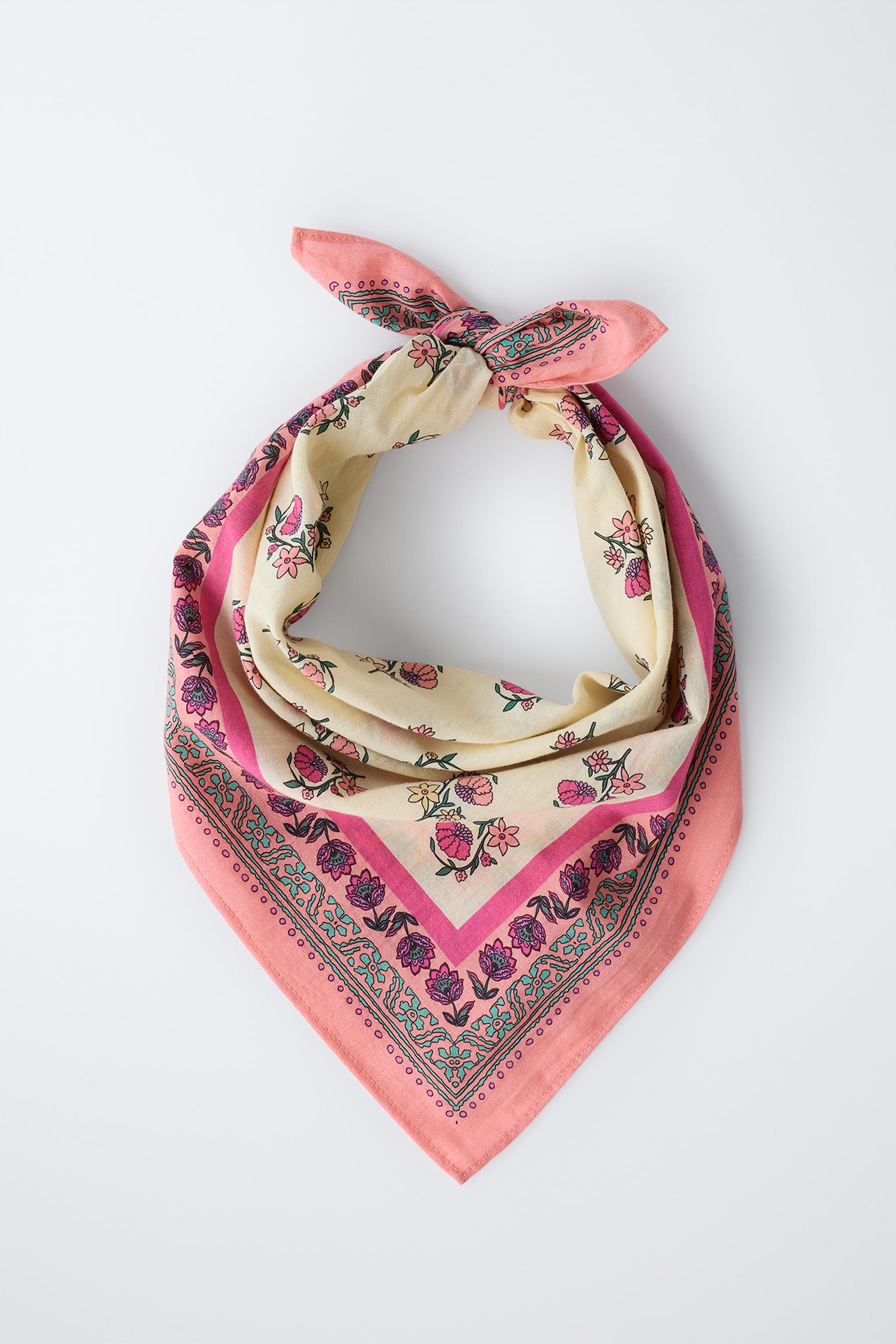 FLORAL PRINT BANDANA