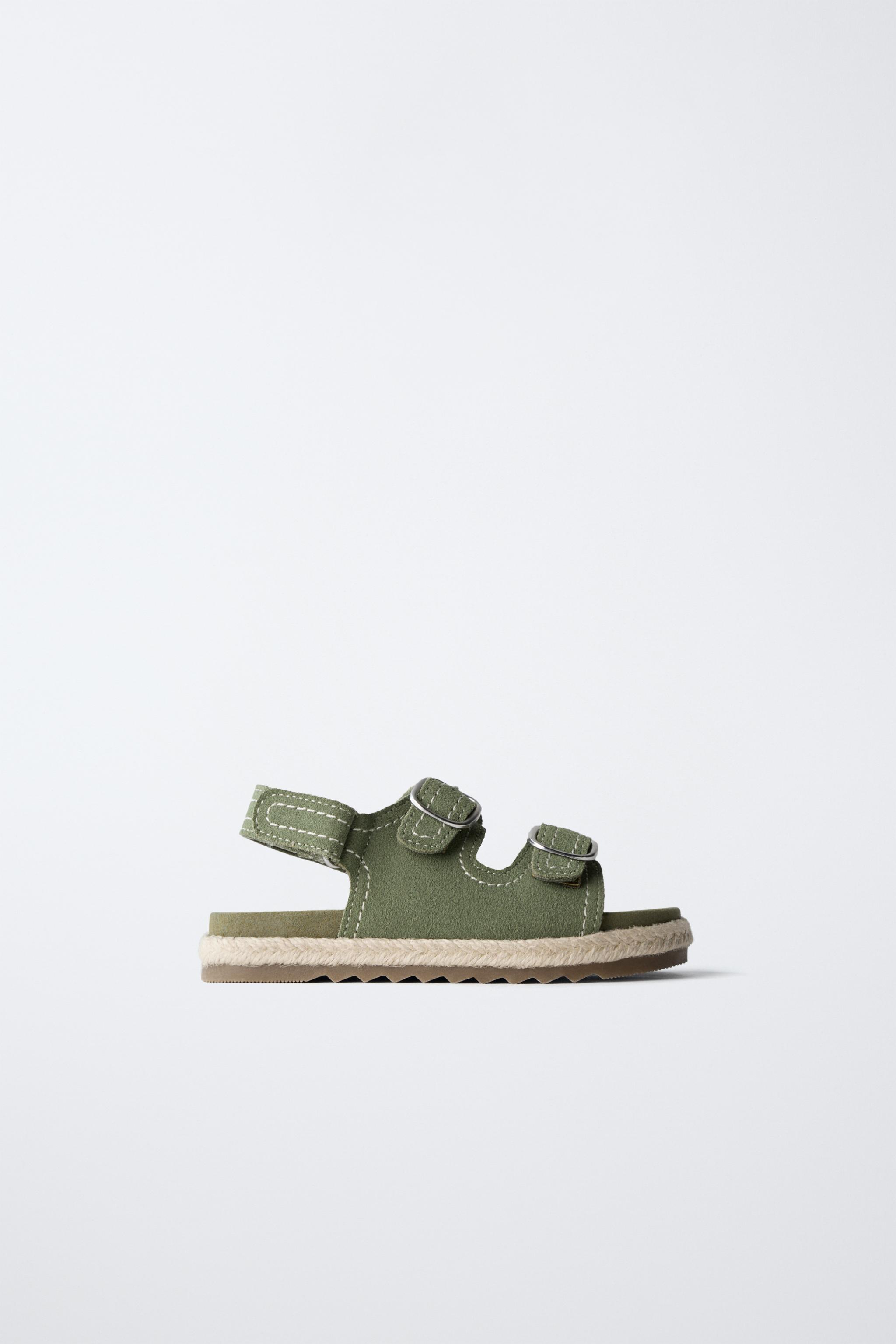 JUTE LEATHER SANDALS
