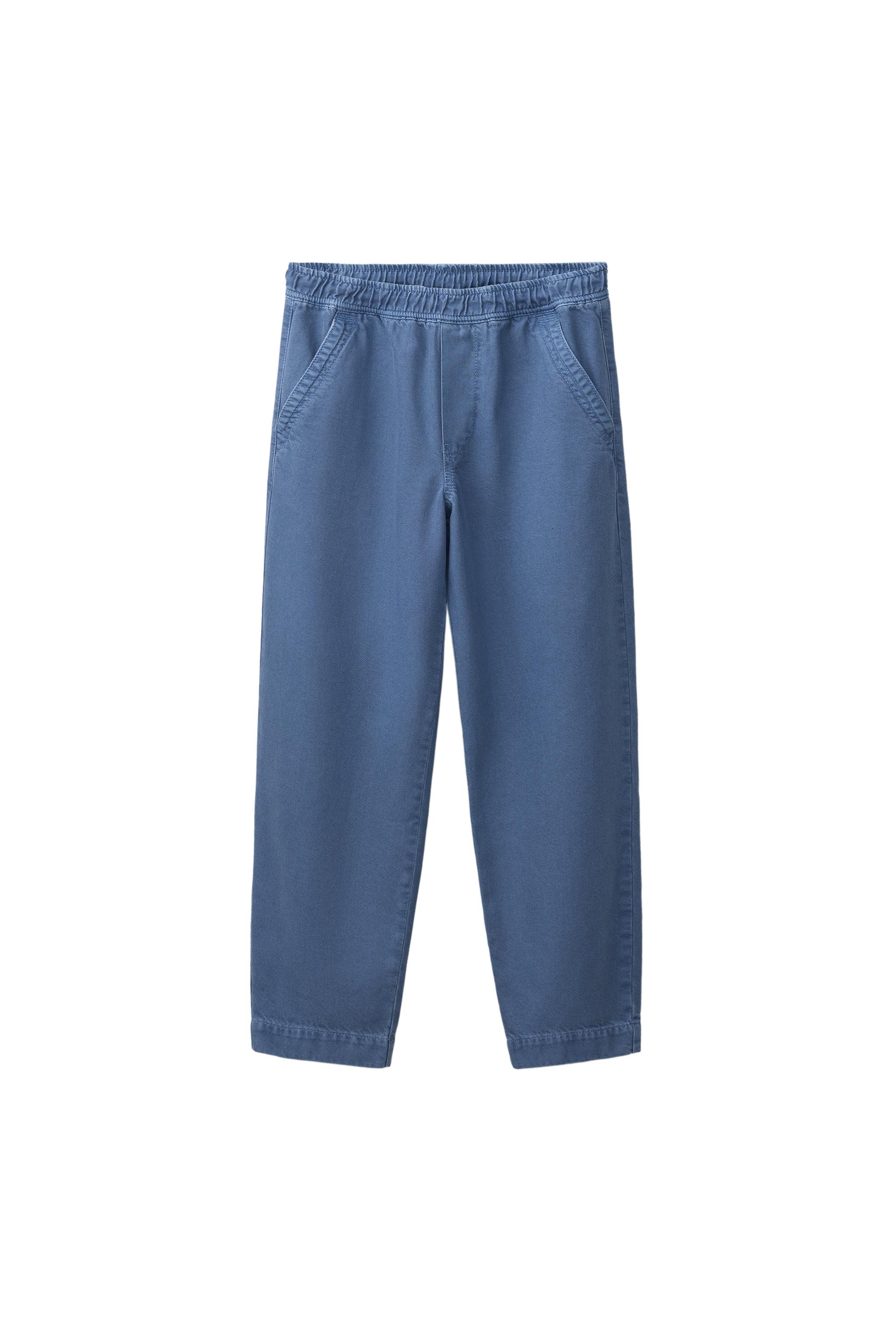 FLOWY SALGA PANTS — Blue