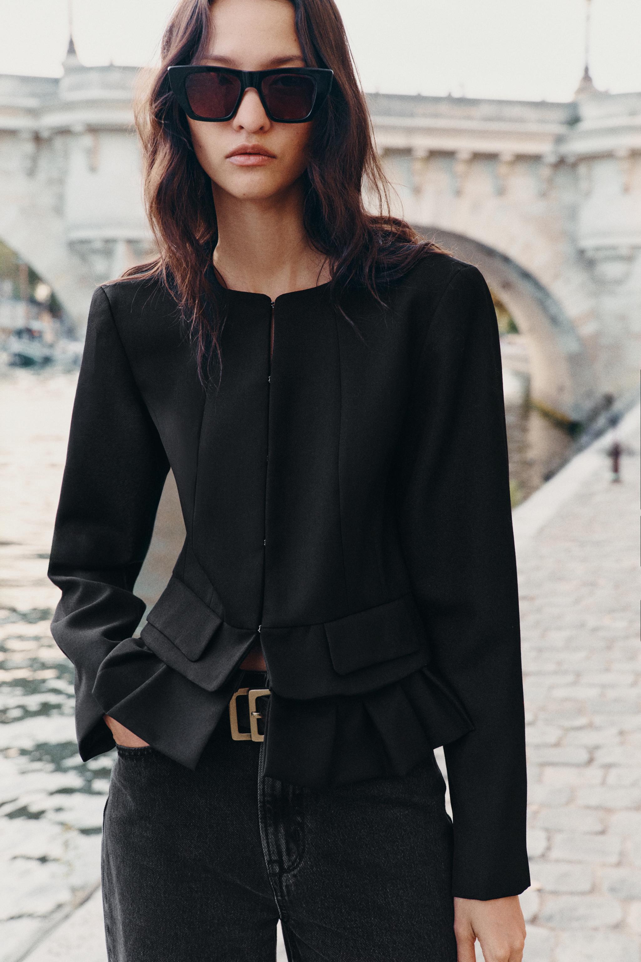 ZW COLLECTION SHORT WOOL JACKET