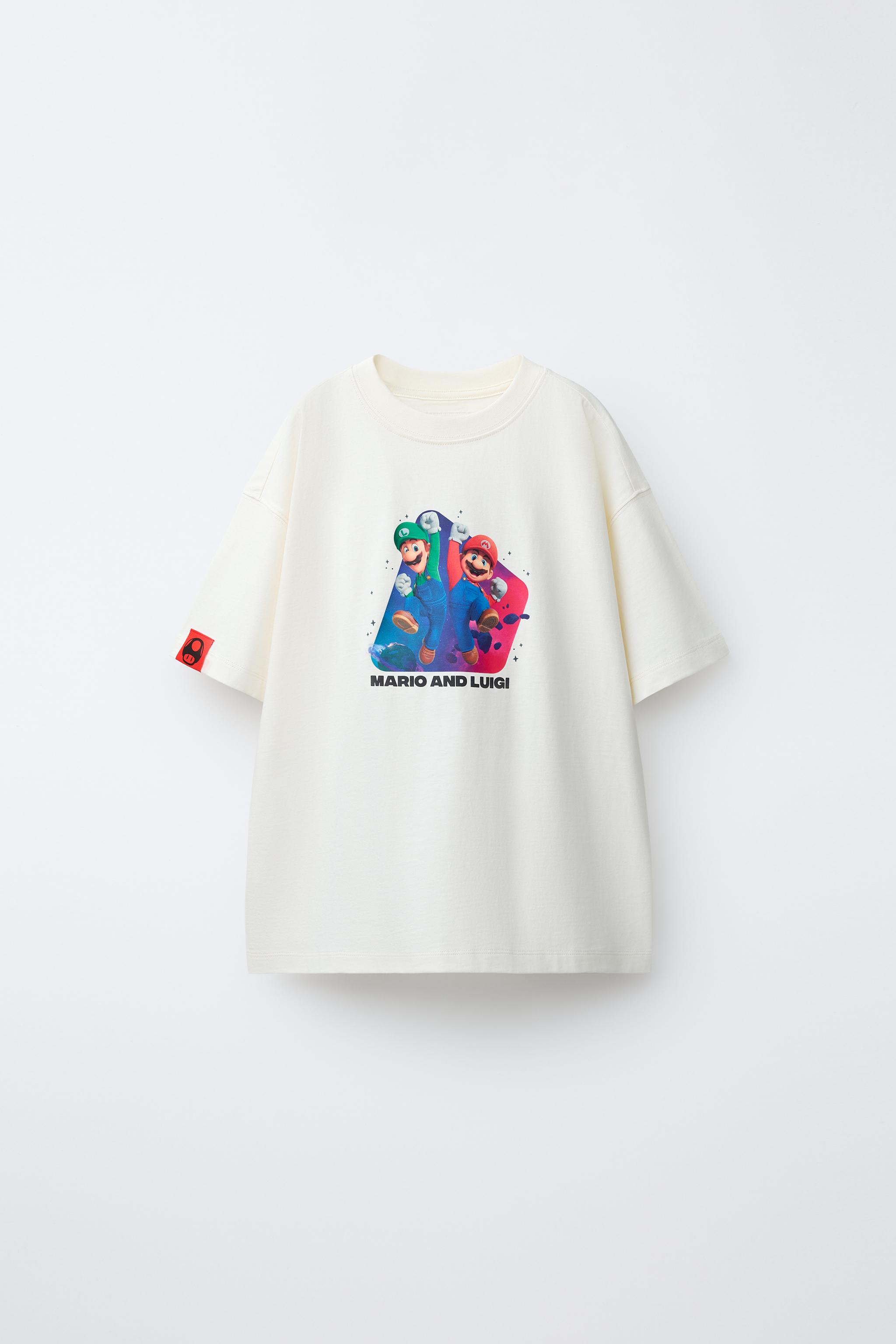 まりぉさま SUPER MARIO BROS AND LUIGI ™ © NINTENDO Tシャツ - ホワイト | ZARA