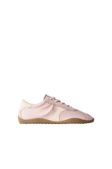 SLIM SOLE TRAINERS - Pink by Zara