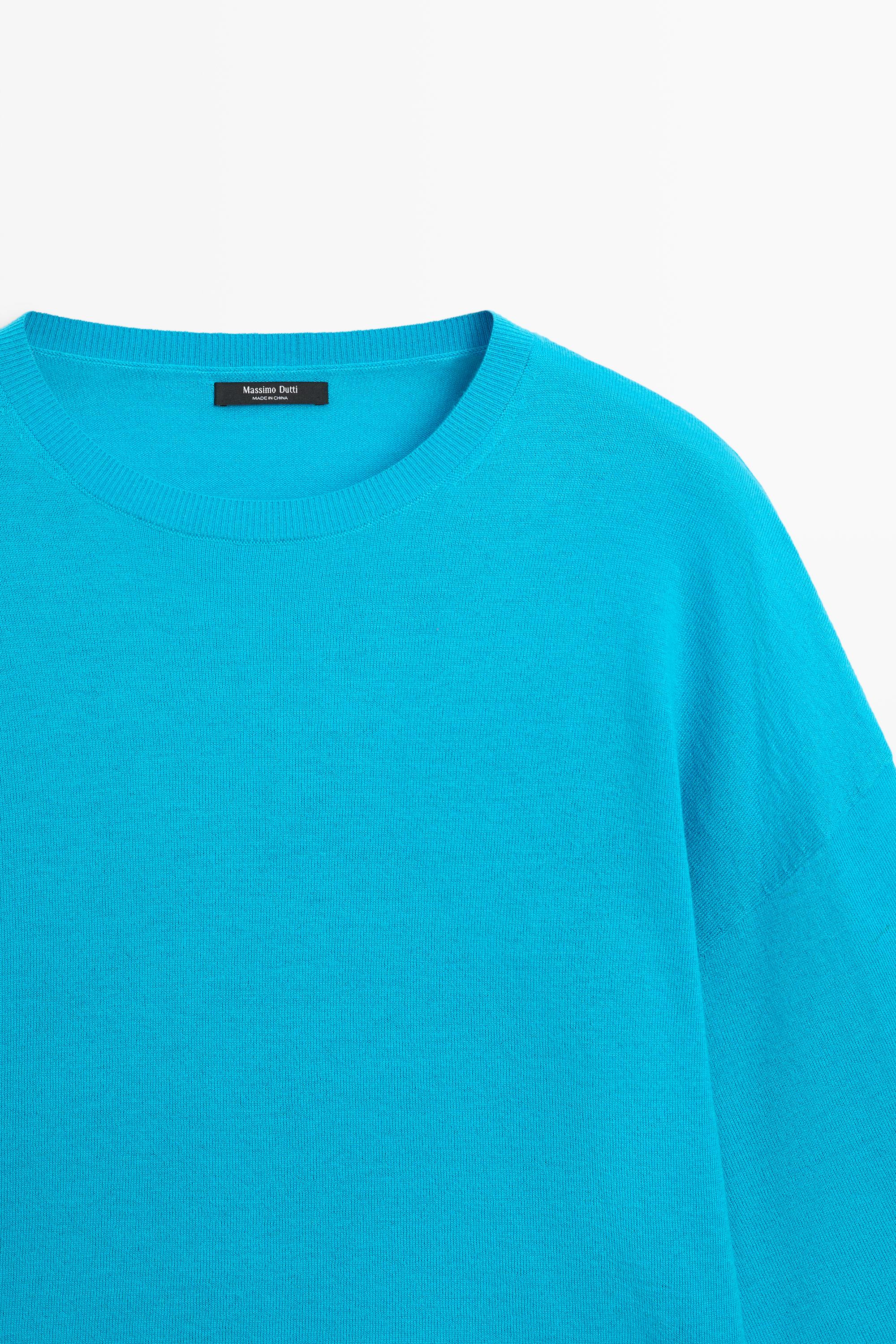 Pull en maille à col rond