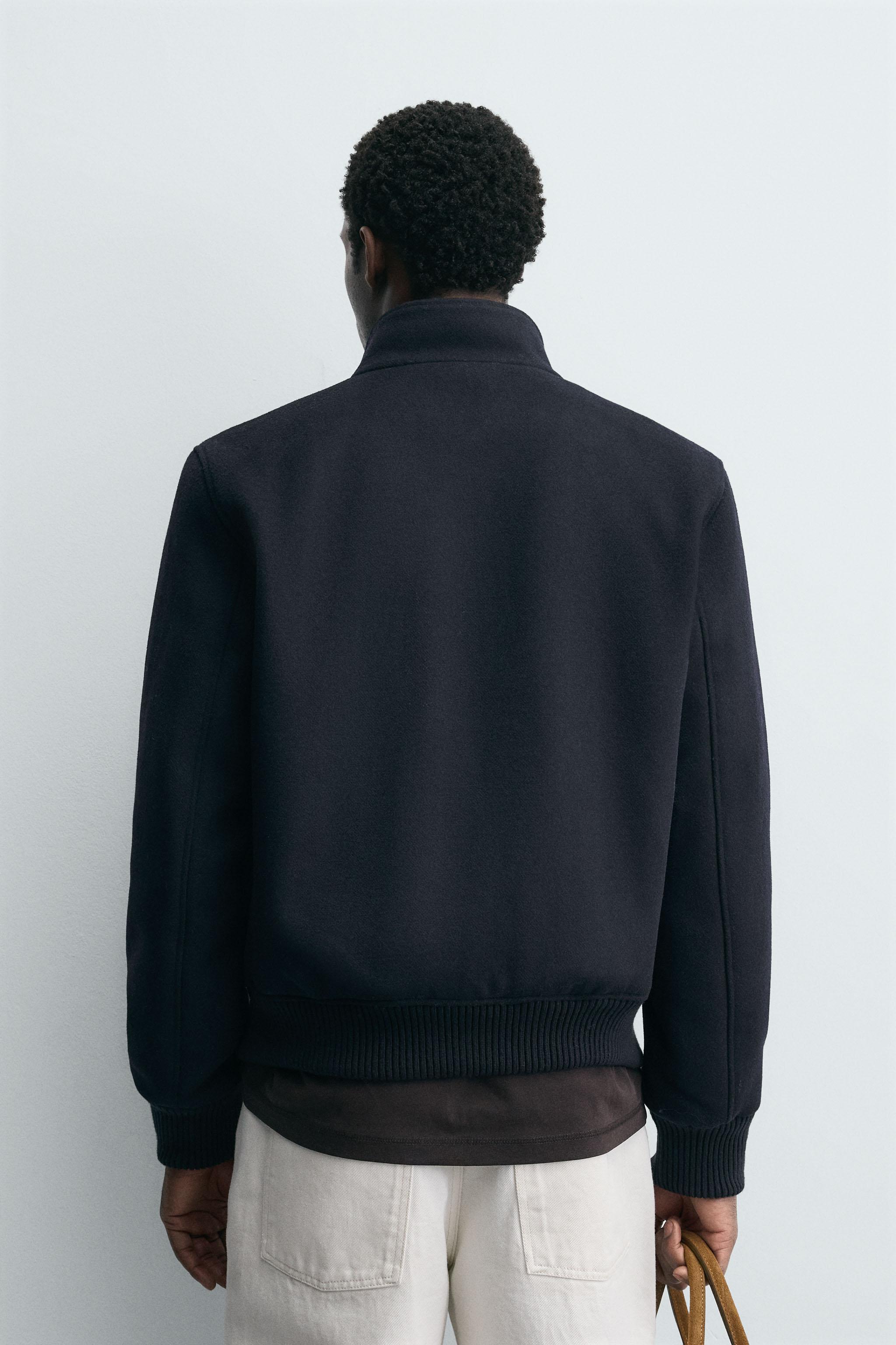ジャケット・アウター archive B-3 design wool jacket navy M Buy Navy Blue Signature 100% Wool Jacket from Next USA