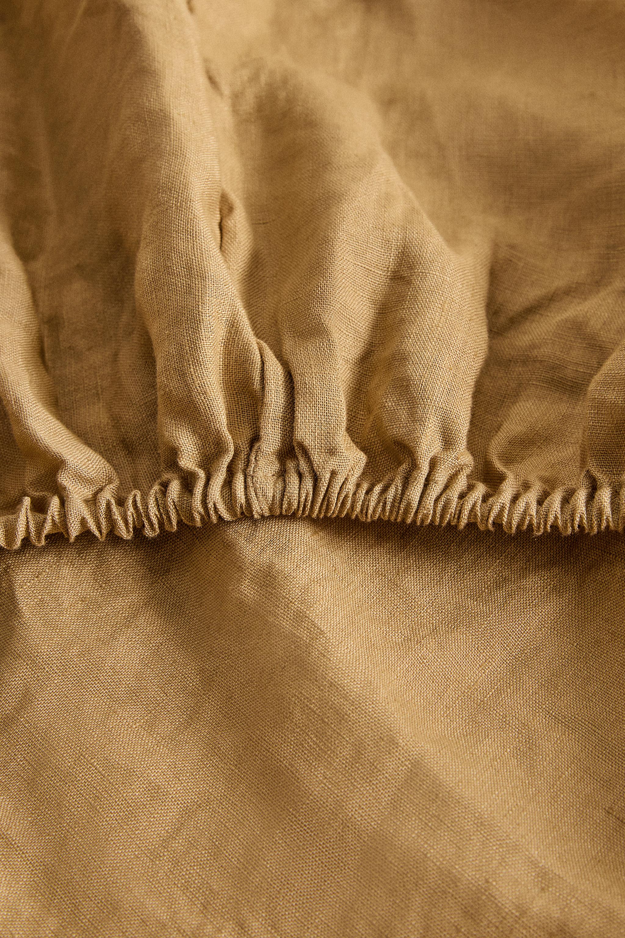 DRAP-HOUSSE LIN DÉLAVÉ (140 G/M²)
