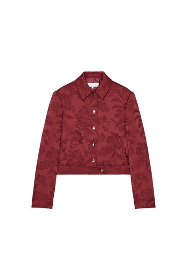 JACQUARD BOMBER JACKET