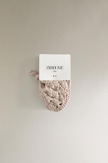 CHUNKY KNIT BALLERINAS - Light beige by Zara - Image 4
