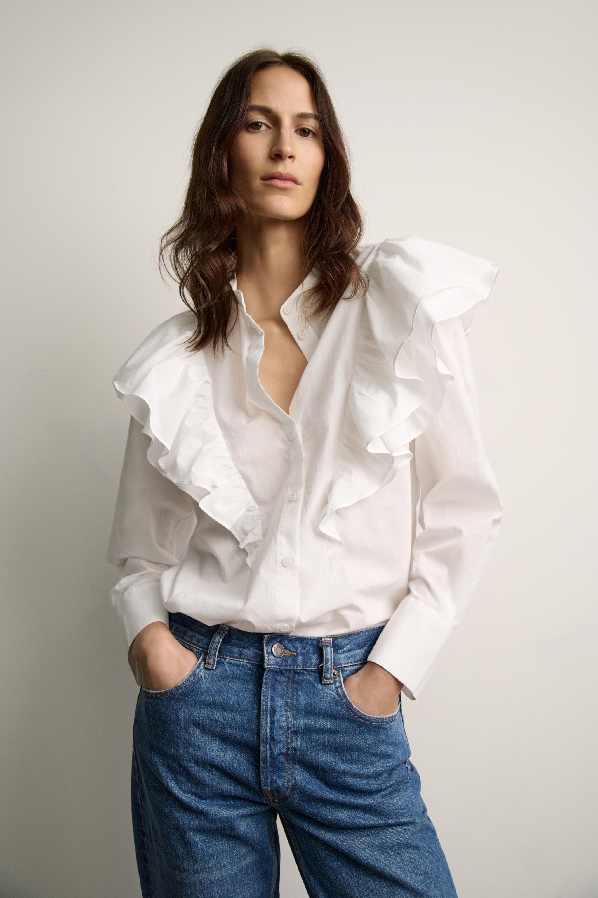Zara Camisa Blanca Rebajas Zara Rebajas Camisas Zara Rebaja A 12