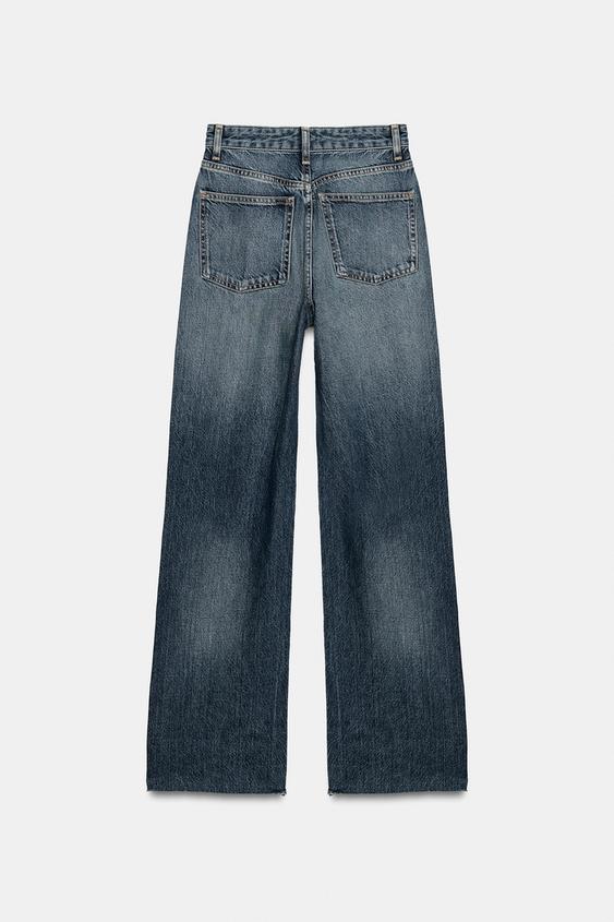JEAN TRF WIDE LEG TAILLE HAUTE - Bleu de Zara - Image 7