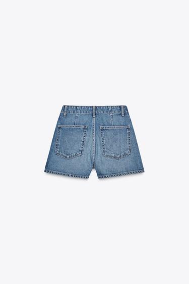 DENIM TRF SKORT - Blue by Zara - Image 4