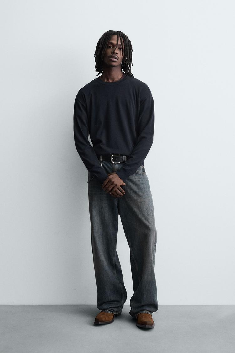 Bleu Ciel Pull Cachemire Zara Femme Zara Pull Fin Bleu Ciel Femme