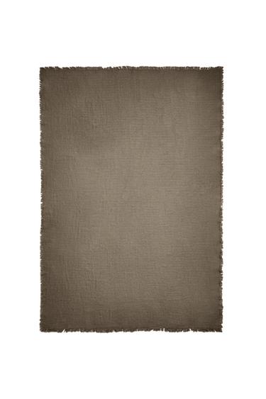 بطانية من الصوف - بني/ توبو الخاص بـ Zara