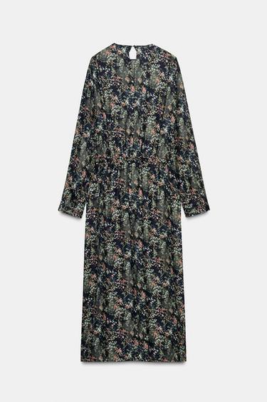 ZW COLLECTION FLORAL PRINT DRESS - Multicoloured by Zara - Image 7