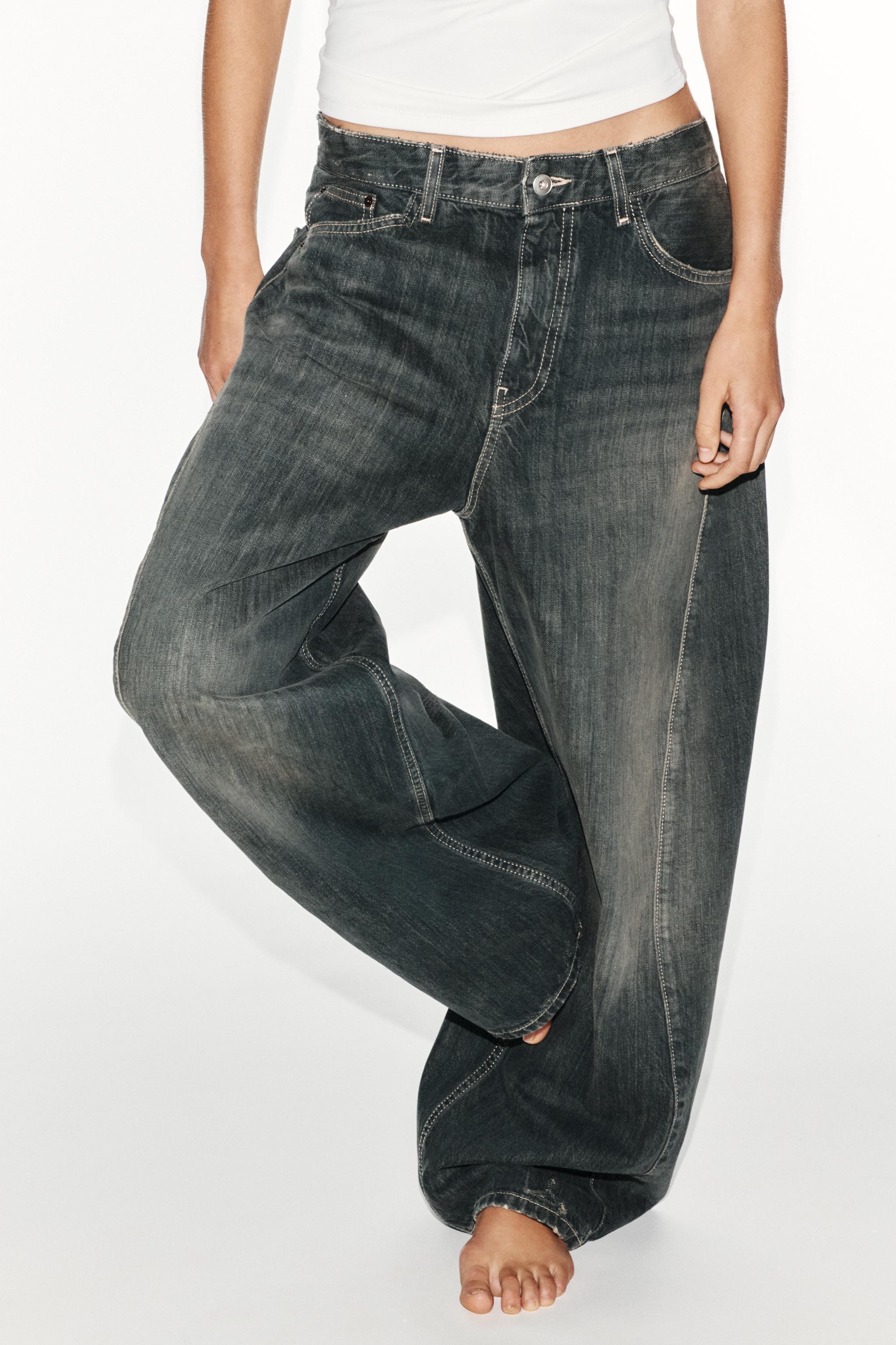 JEAN TRF BAGGY OVERSIZE COUTURES TAILLE NORMALE