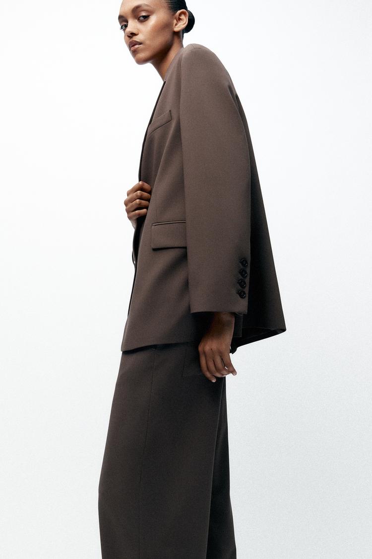 ZW COLLECTION HIGH-WAIST TROUSERS