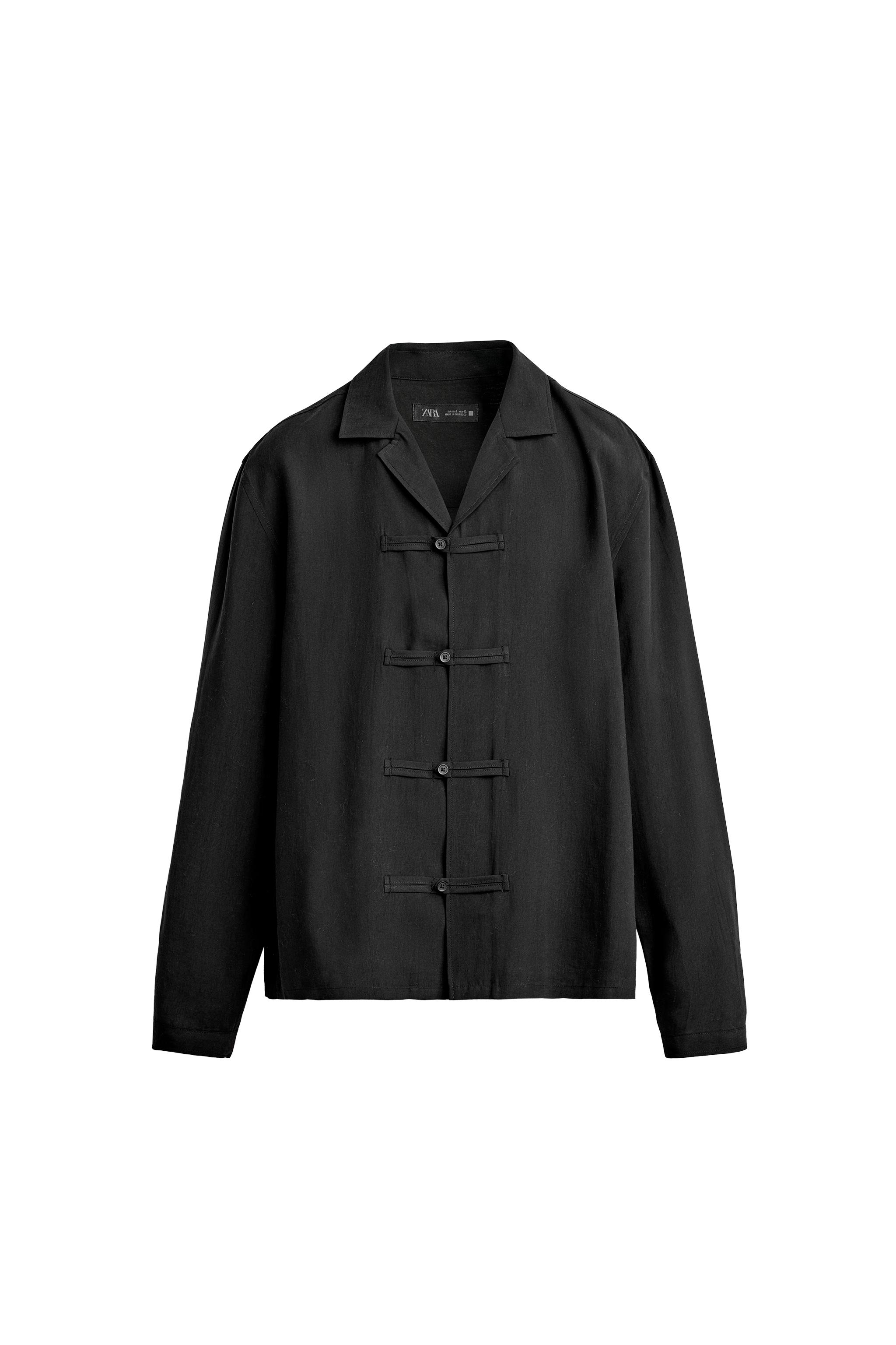 CAMISA FLUIDA ALAMARES TEJIDO