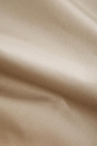 DRAP DE DESSUS SATIN (500 FILS) - Gris taupe de Zara - Image 4